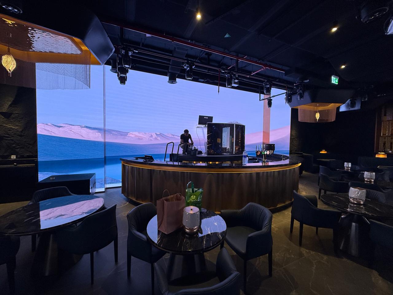 Panoramic LED Wall